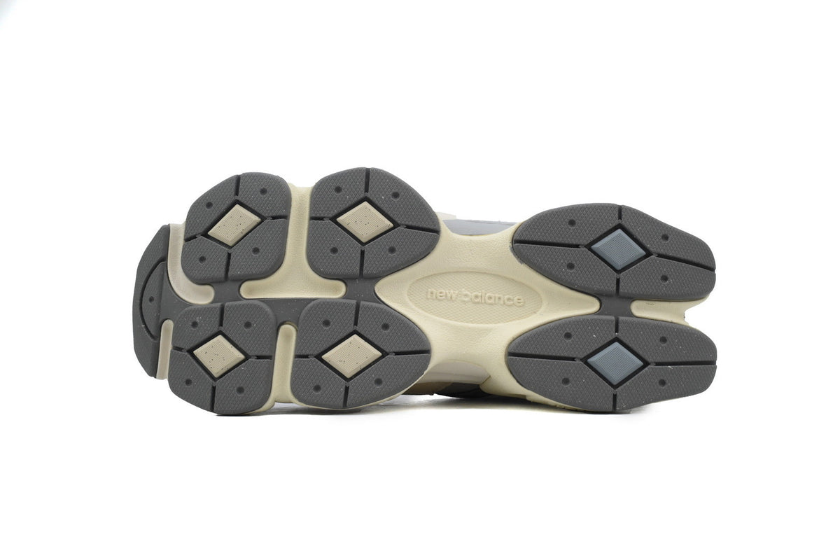 New Balance 9060 Women's & Men's Beige Olive Blue Chunky Retro Sneakers