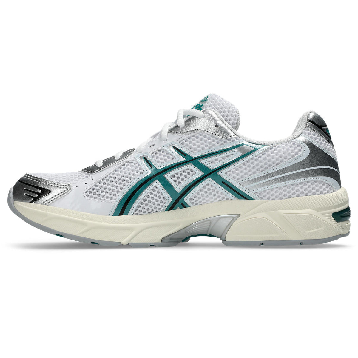 Asics womens shoes  neutral running shoes mens  sneakers Gel-1130 ¨C White/Silver/Teal Green Sneaker