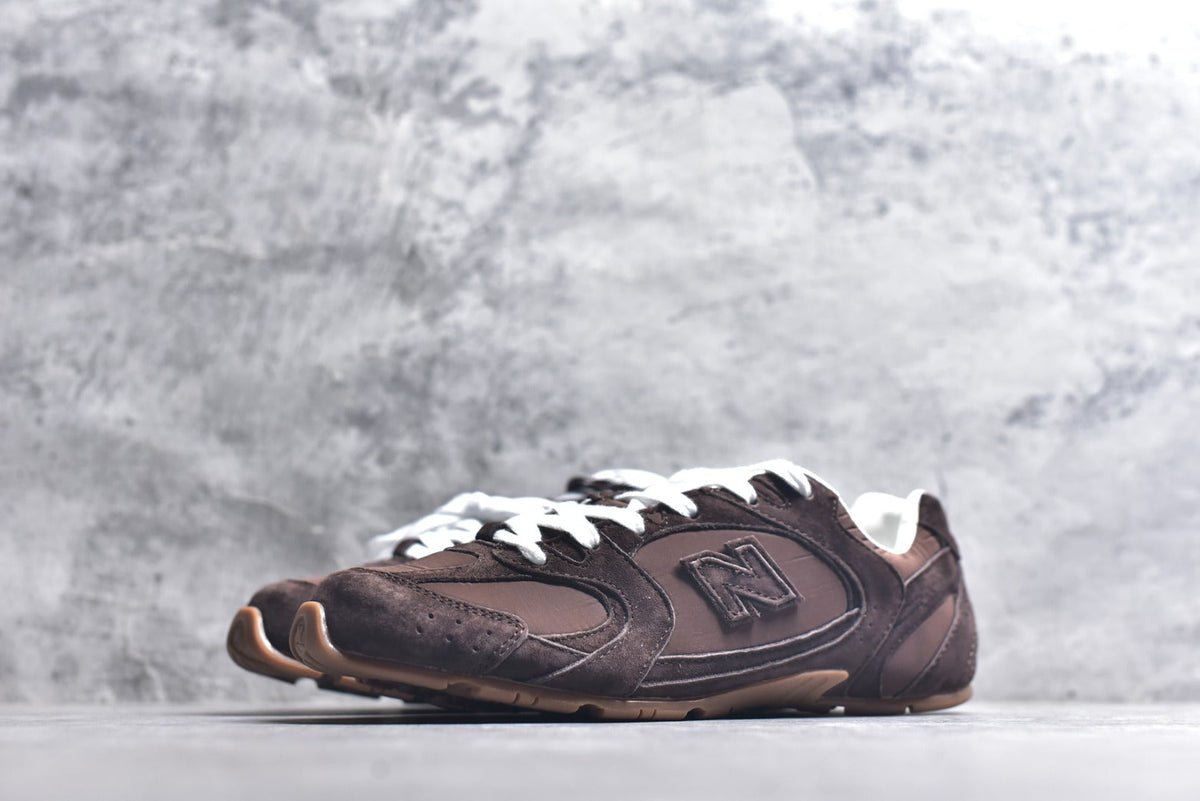 New Balance Women's & Men's Dark Brown Low-Profile Retro Sneakers